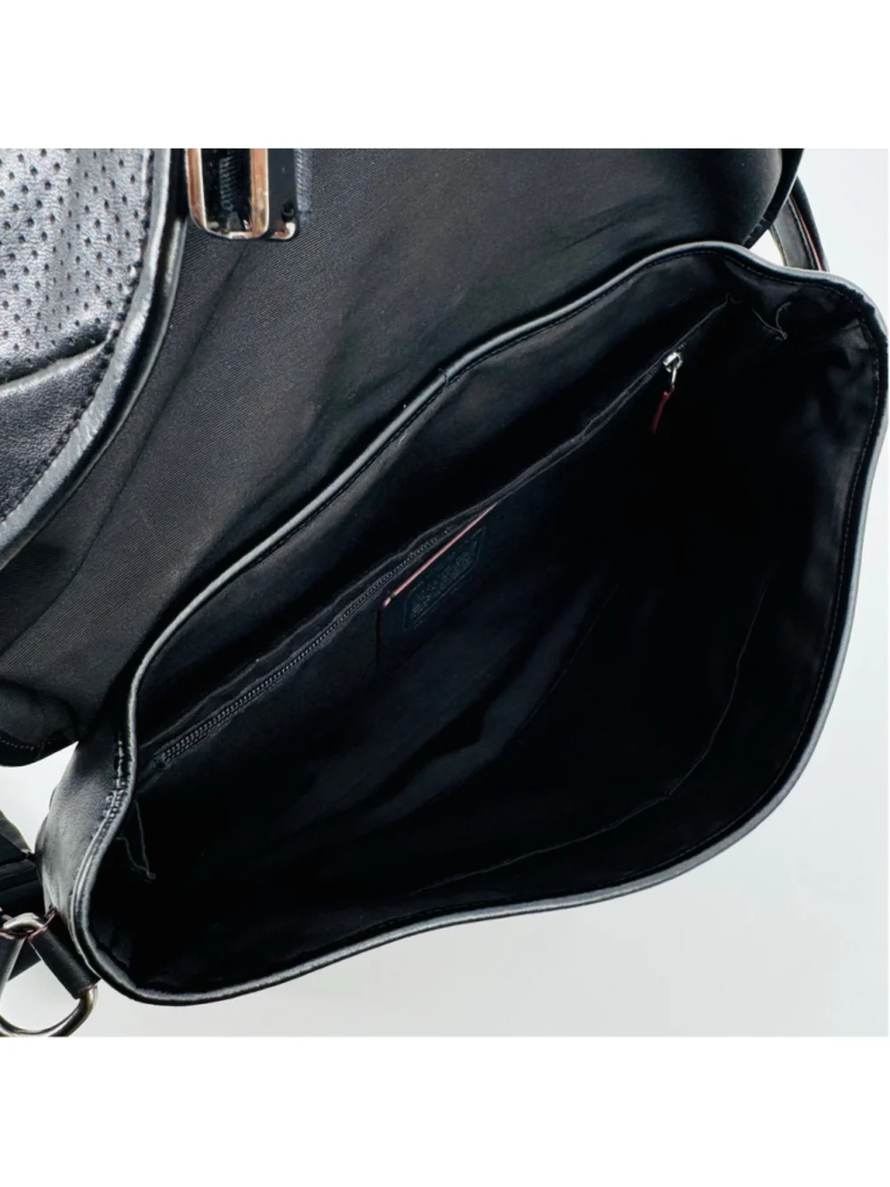 Men's Coach F79902 Ranger Calf Leather Messenger Bag, Black